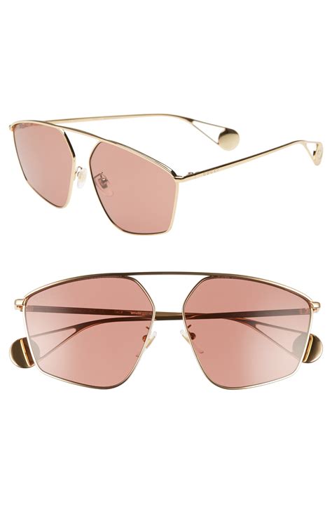 gucci red sunglasses polarized|gucci 60mm aviator sunglasses.